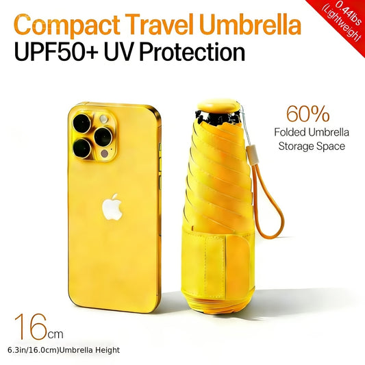 Portable Folding Umbrella Lightweight Sun Protection For Daily Outings