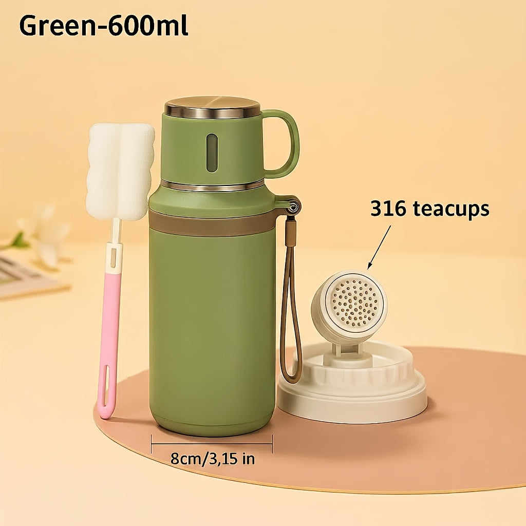 Double Wall Vacuum Insulated Stainless Steel Bottle With Leakproof Lid