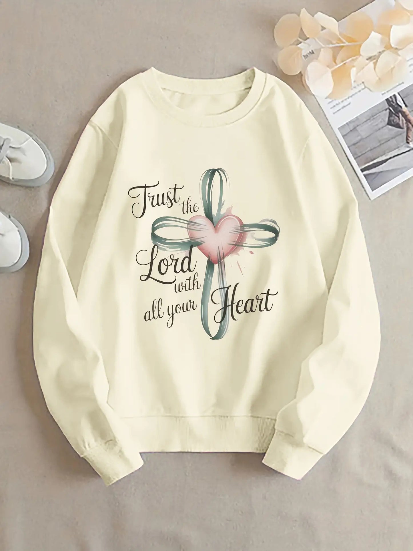 A Lightweight Hoodie for Women Featuring a Unique Printed Design, This Multi-Colored Pullover Has a Round Neck And Is Suitable for Casual Wear. It'S Comfortable for Autumn And Winter, Machine Washable, Made from Soft Fabric
