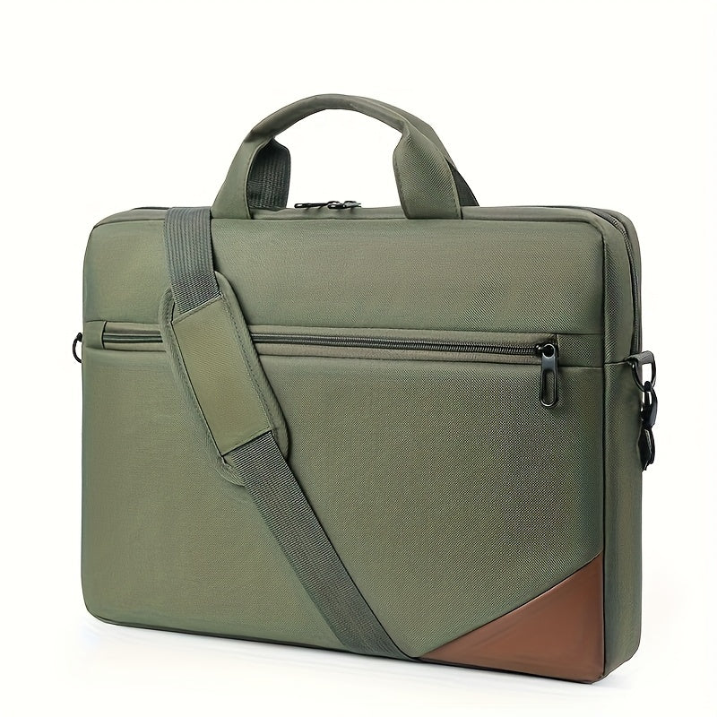 15.6-inch Lightweight Ultra-thin Anti-theft Laptop Crossbody Bag | Shockproof Briefcase with Expandable Compartments And Multi-layer Storage Bags, Suitable for Business, Travel, And Daily Commuting