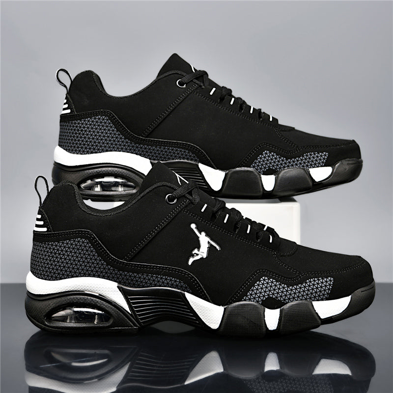 Men'S Casual Sneakers with Cushioning - Comfortable PU Upper, Low-Top Design, Available in Lace-Up And Slip-On Styles, MD Sole Ideal for Year-Round Outdoor Running - Modern Sports Footwear with Fabric Lining