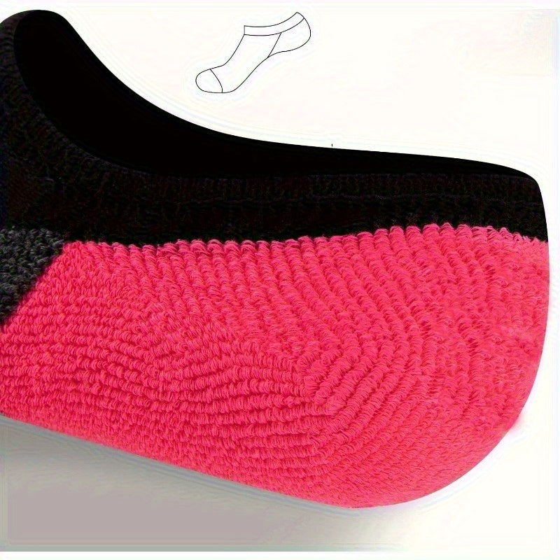 12/ 24/ 36 Pairs Summer Casual Sweat-absorbing, Breathable, Shock-absorbing and Cushioning Outdoor Shallow-cut Invisible Sports Boat Socks Suitable for Both Men and Women, Ideal for Daily Wear
