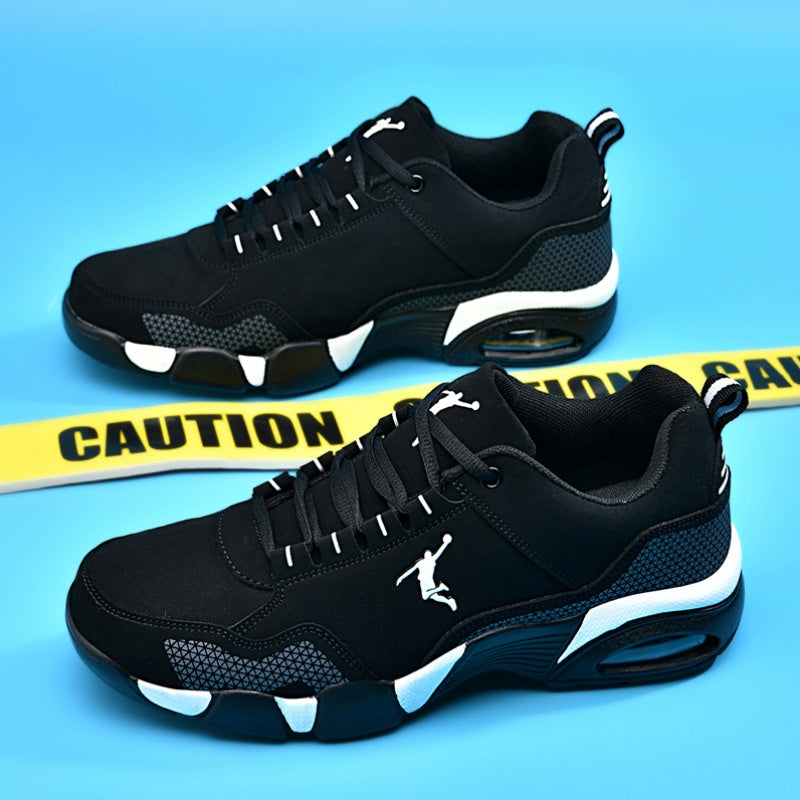 Men'S Casual Sneakers with Cushioning - Comfortable PU Upper, Low-Top Design, Available in Lace-Up And Slip-On Styles, MD Sole Ideal for Year-Round Outdoor Running - Modern Sports Footwear with Fabric Lining