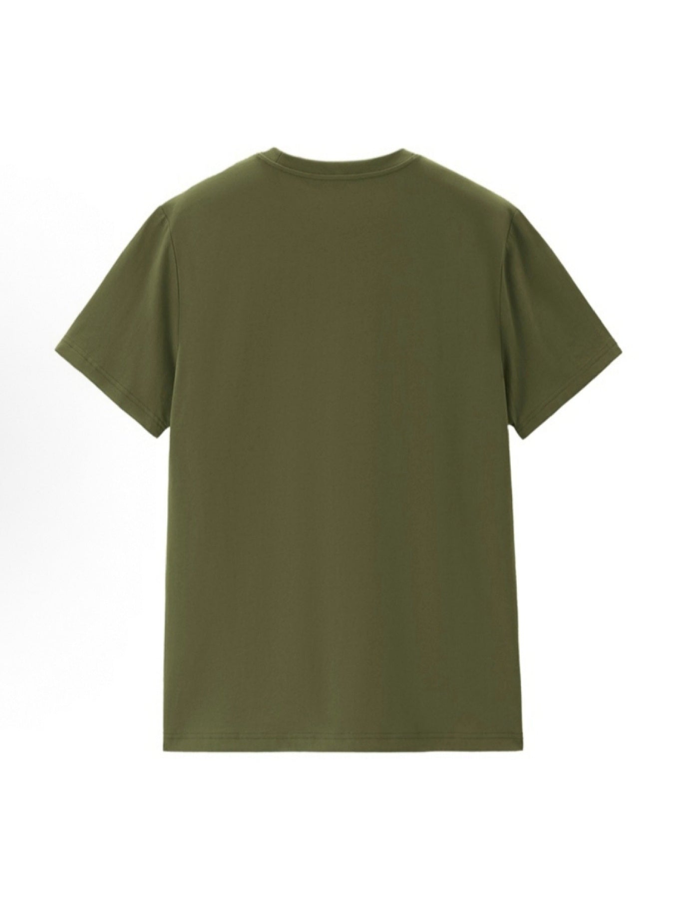 Men's 180g Pure Cotton Short Sleeve T-Shirt - Milano Italy Classic Design, Multi-Color Sporty Casual Round Neck Tee for Spring/Fall, Machine Washable, Ideal Gift for Friends & Family, Leisure Clothing, Comfortable Fit, Fall O
