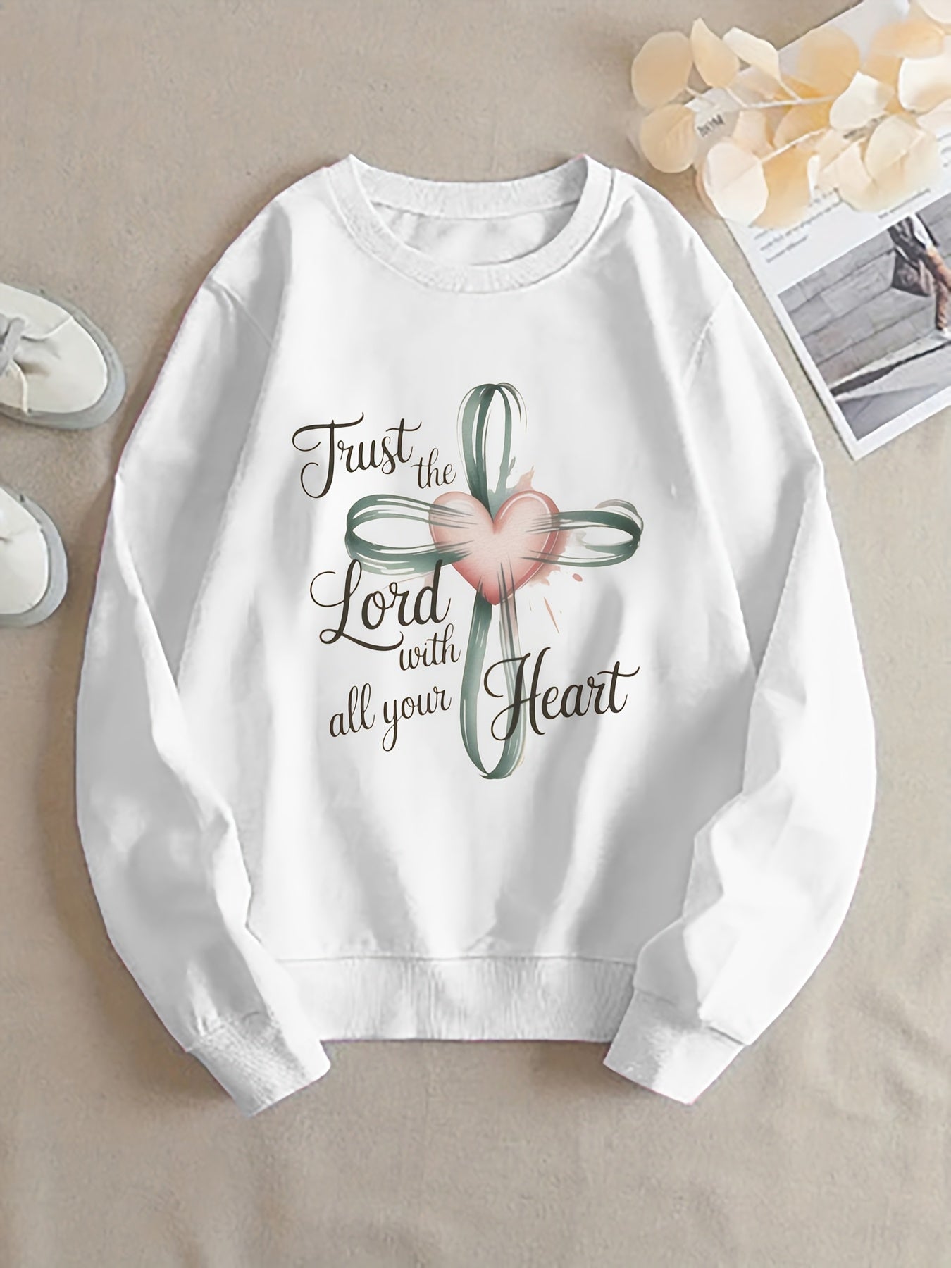 A Lightweight Hoodie for Women Featuring a Unique Printed Design, This Multi-Colored Pullover Has a Round Neck And Is Suitable for Casual Wear. It'S Comfortable for Autumn And Winter, Machine Washable, Made from Soft Fabric