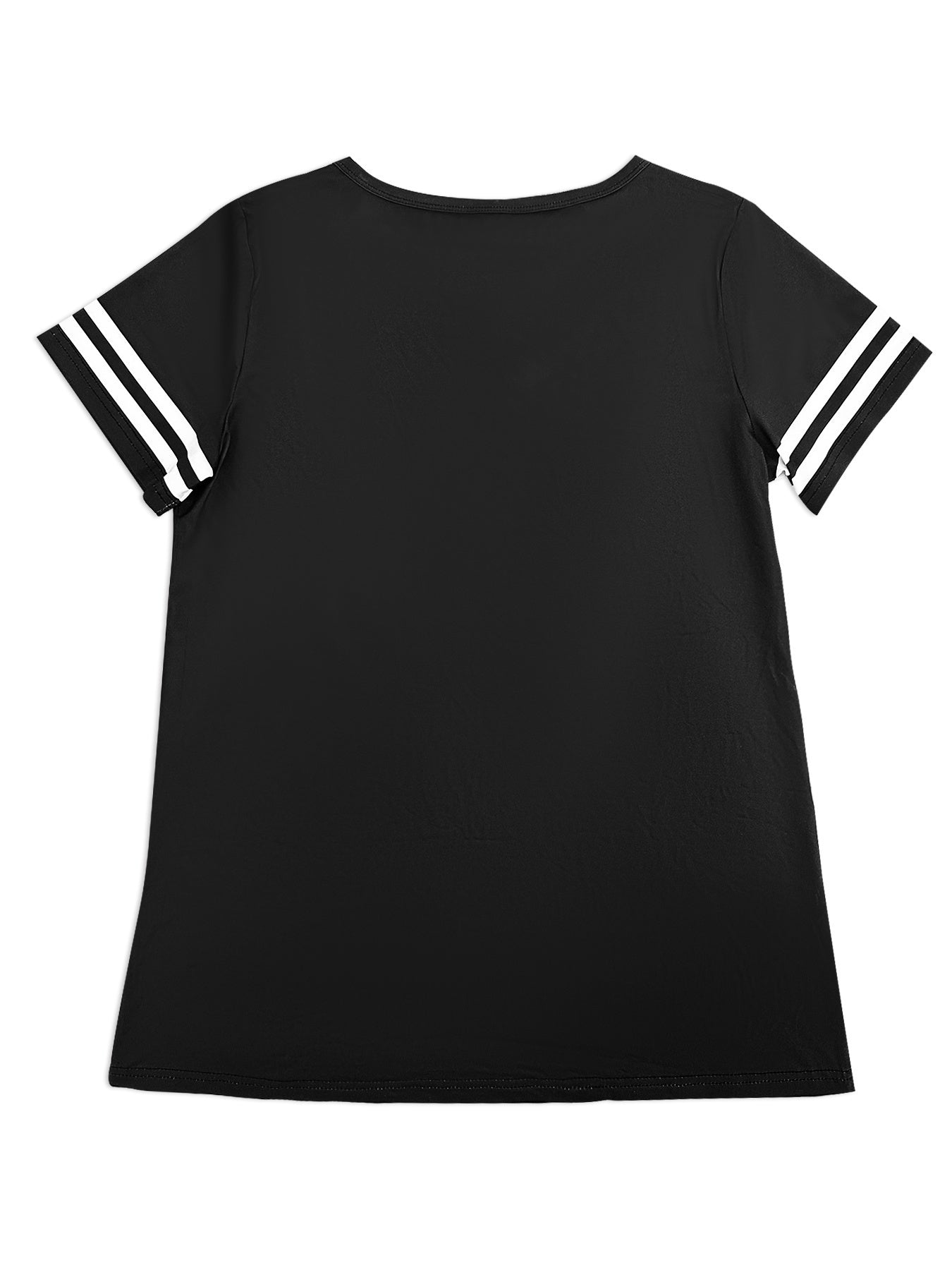 Minimalist V Neck Striped T Shirts 3 Piece Set Casual