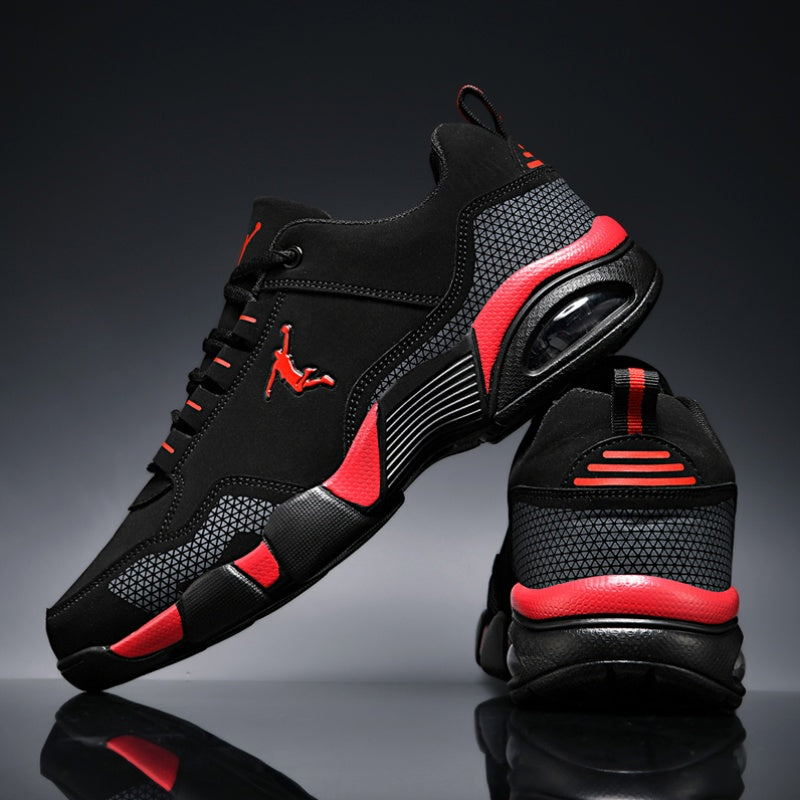 Men'S Casual Sneakers with Cushioning - Comfortable PU Upper, Low-Top Design, Available in Lace-Up And Slip-On Styles, MD Sole Ideal for Year-Round Outdoor Running - Modern Sports Footwear with Fabric Lining