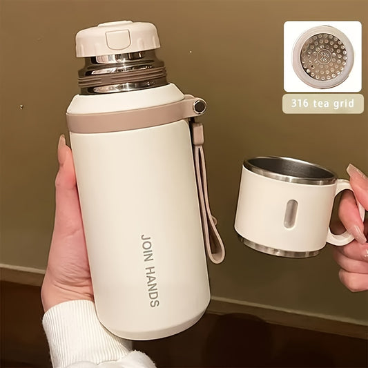 Double Wall Vacuum Insulated Stainless Steel Bottle With Leakproof Lid