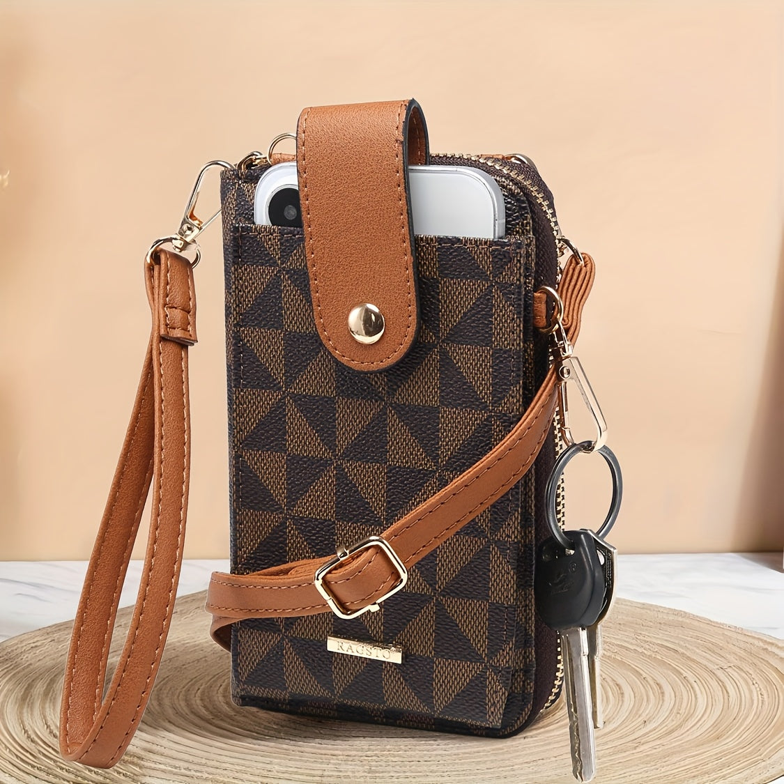 Women's Crossbody Handbag with Phone Wallet and Credit Card Slots
