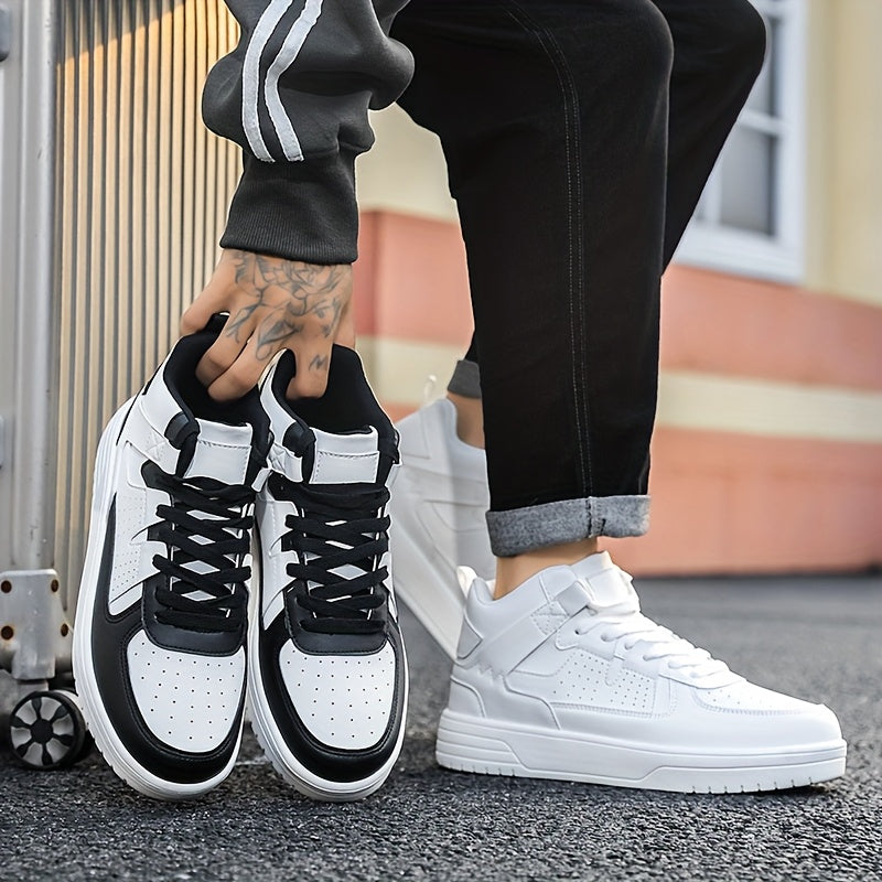 [Sneakers] Stylish And Lightweight High-Top Basketball Shoes for Men, Designed for Outdoor Versatility And Available in Larger Sizes