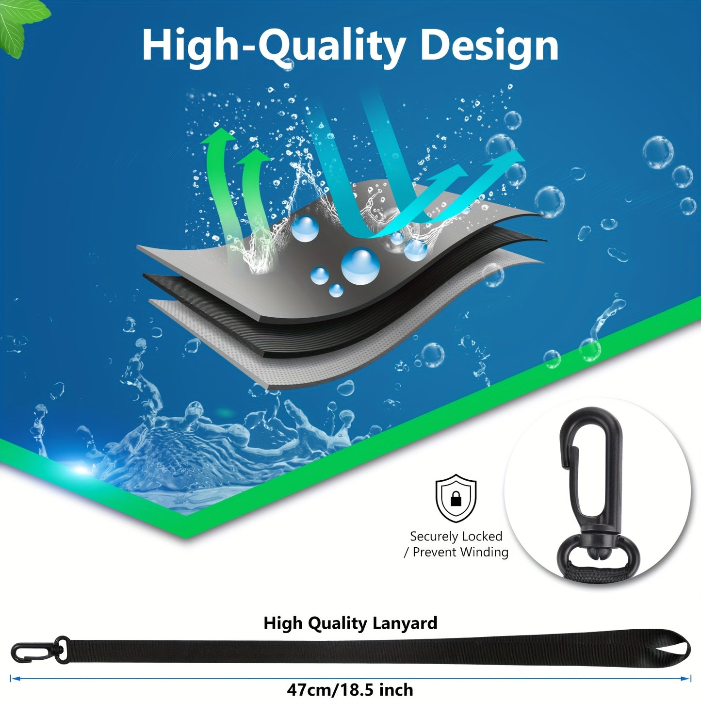 NIVEAYA Beach Belt Bag Pouch For Phone Passport Waterproof