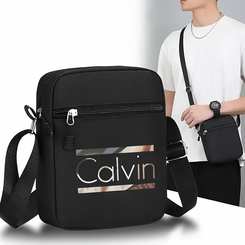 Set of 2 Trendy Caps with Letter Prints And a Messenger Bag, Perfect for Street Style And Outdoor Sports. This Adjustable Flat-Brimmed Baseball Cap And Bag Make a Great Gift for Yourself Or Your Friends