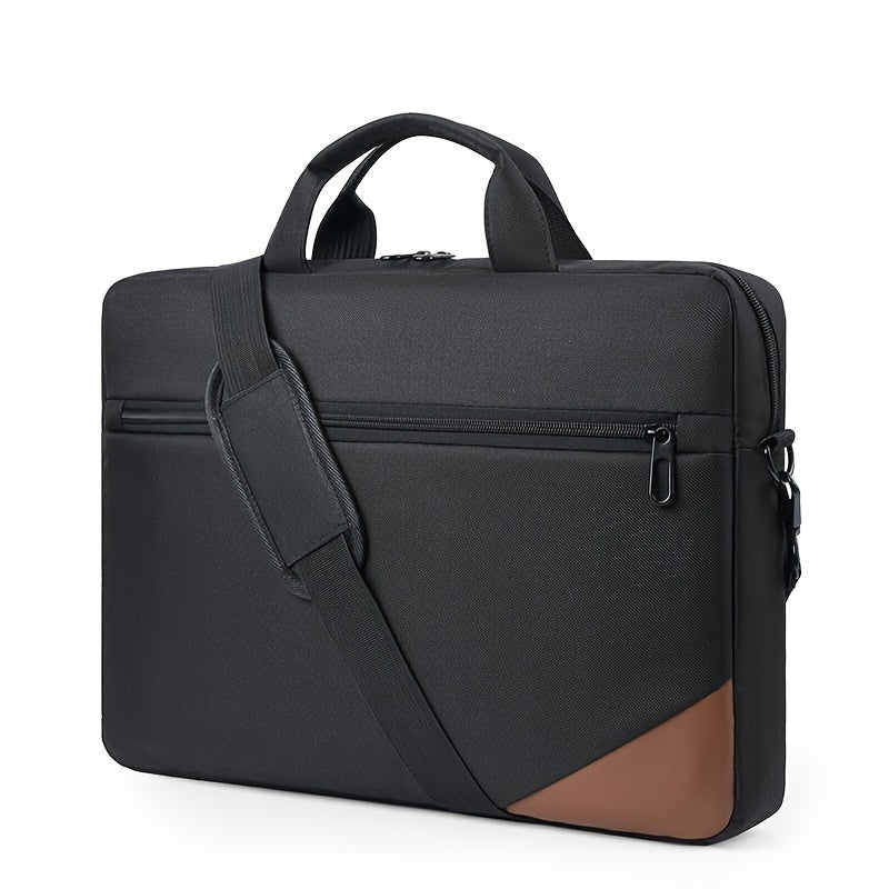 15.6-inch Lightweight Ultra-thin Anti-theft Laptop Crossbody Bag | Shockproof Briefcase with Expandable Compartments And Multi-layer Storage Bags, Suitable for Business, Travel, And Daily Commuting
