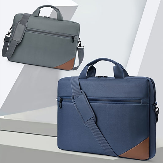15.6-inch Lightweight Ultra-thin Anti-theft Laptop Crossbody Bag | Shockproof Briefcase with Expandable Compartments And Multi-layer Storage Bags, Suitable for Business, Travel, And Daily Commuting