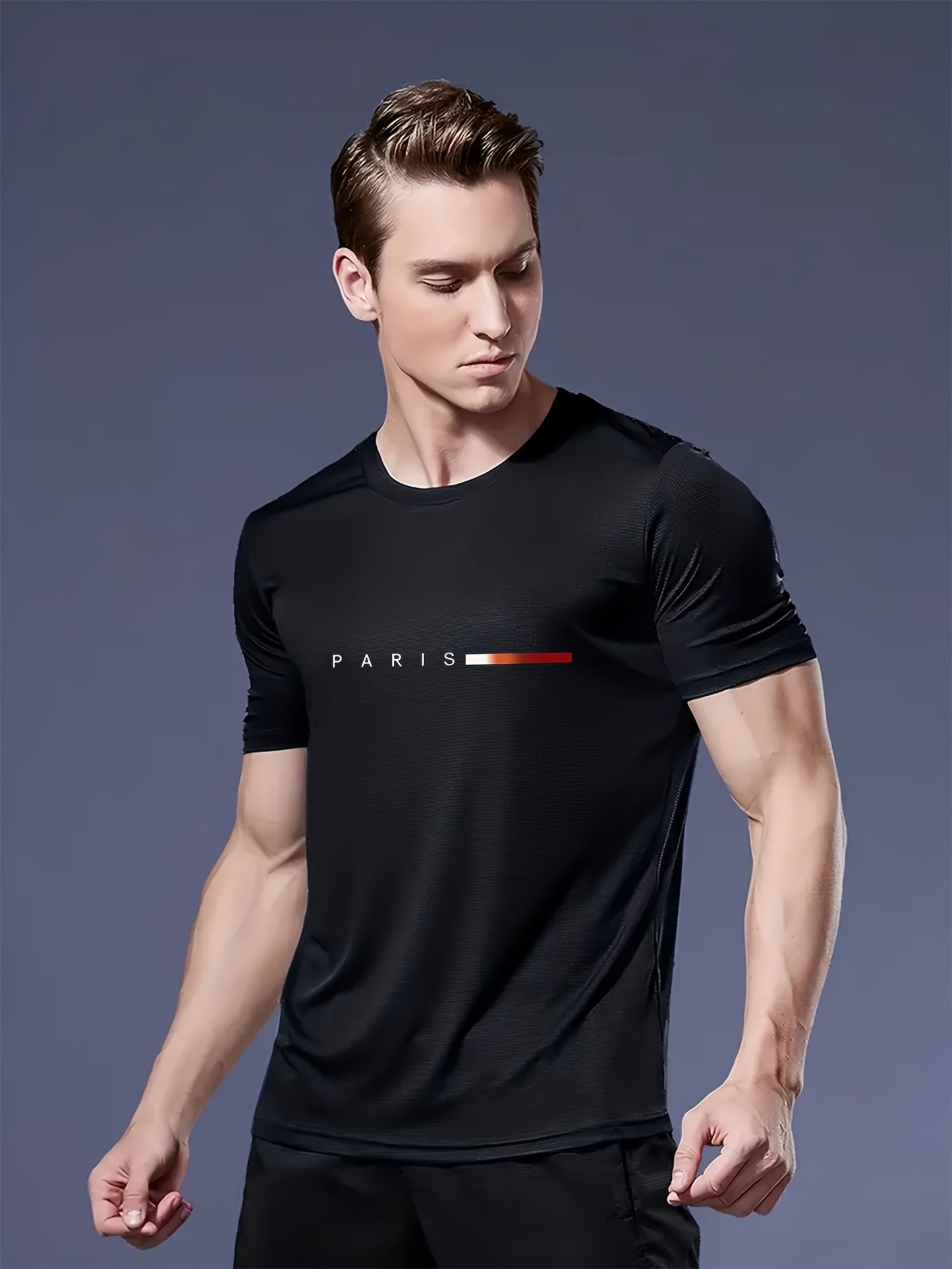 Men's Ultra-Light Quick-Drying Round Neck Short Sleeve T Shirt
