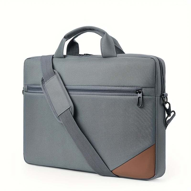 15.6-inch Lightweight Ultra-thin Anti-theft Laptop Crossbody Bag | Shockproof Briefcase with Expandable Compartments And Multi-layer Storage Bags, Suitable for Business, Travel, And Daily Commuting