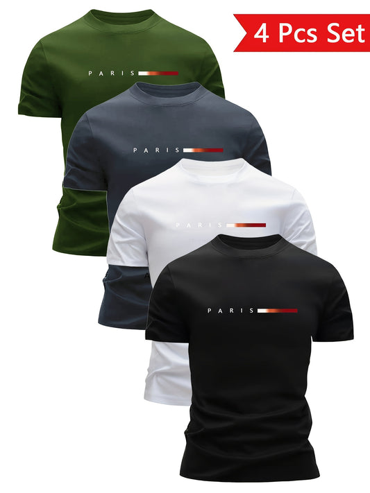 Men's Ultra-Light Quick-Drying Round Neck Short Sleeve T Shirt