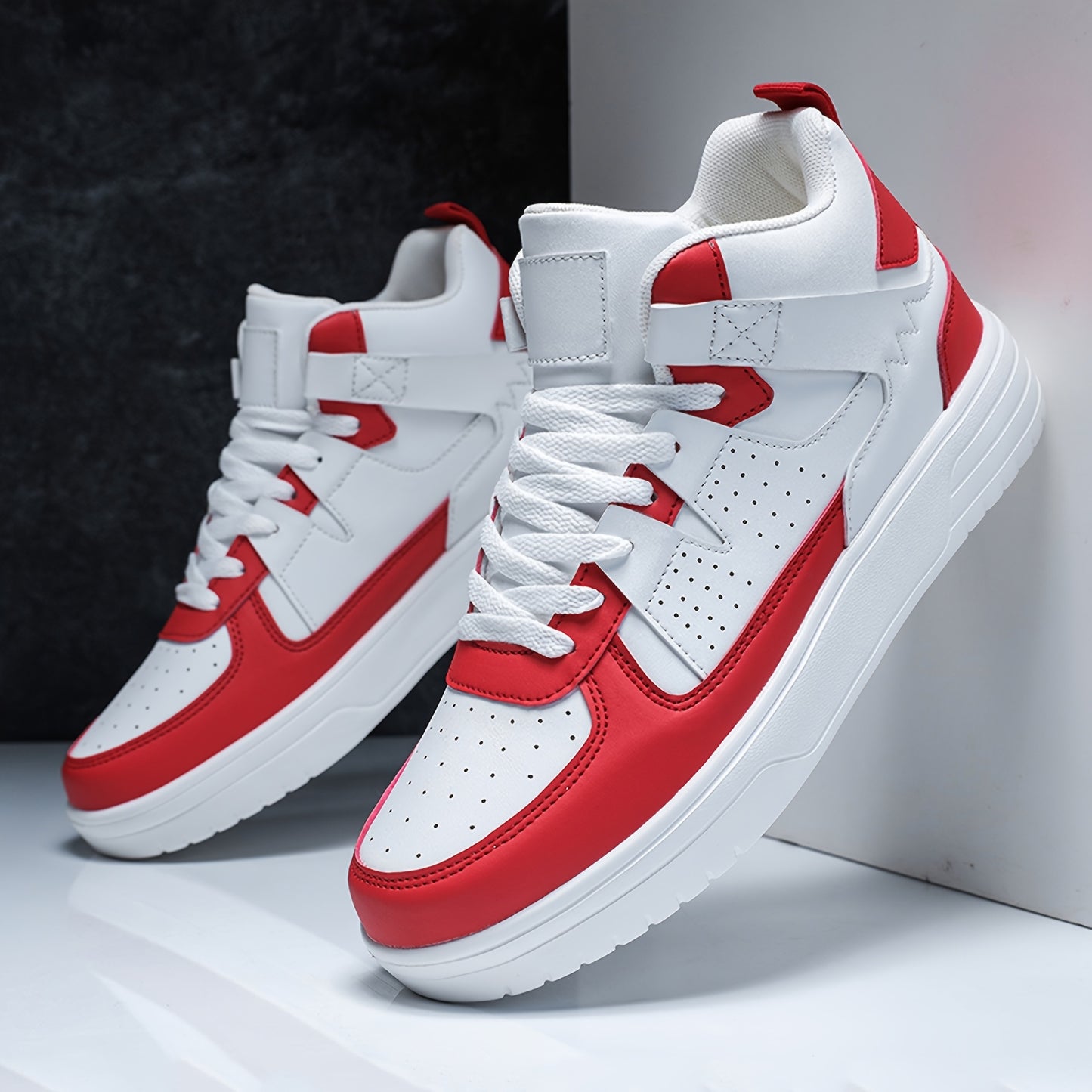 [Sneakers] Stylish And Lightweight High-Top Basketball Shoes for Men, Designed for Outdoor Versatility And Available in Larger Sizes