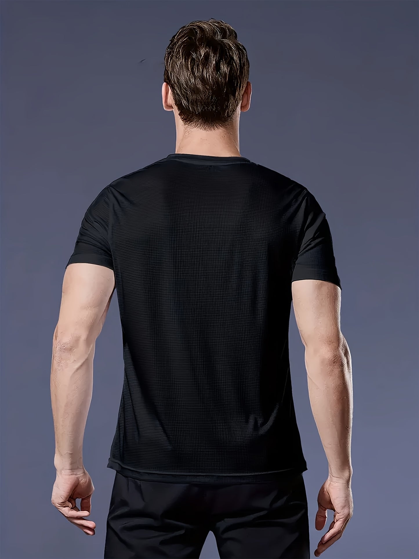 Men's Ultra-Light Quick-Drying Round Neck Short Sleeve T Shirt