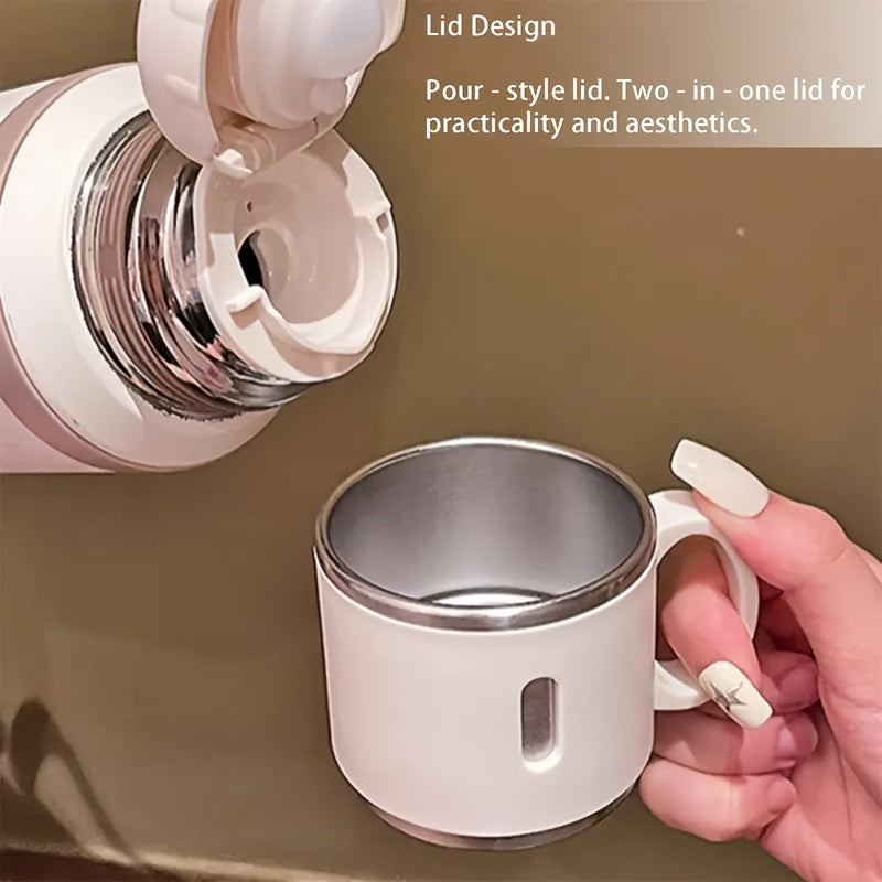 Double Wall Vacuum Insulated Stainless Steel Bottle With Leakproof Lid