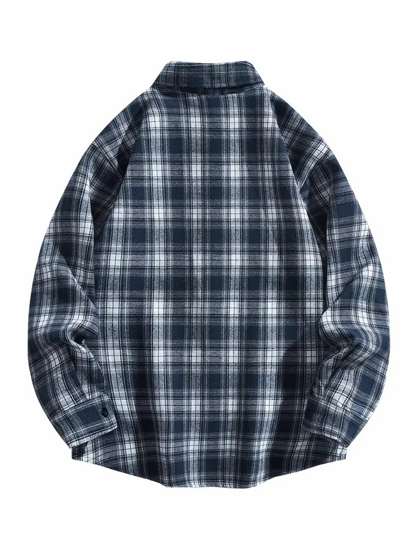 Men's Plaid Collar Shirt for Outdoor Activities and Running
