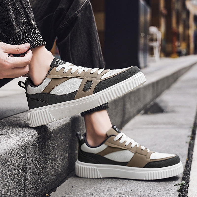 Sneakers, New Men's Lace-up Outdoor Large Size Lightweight Wear- Versatile Casual Sports Shoes