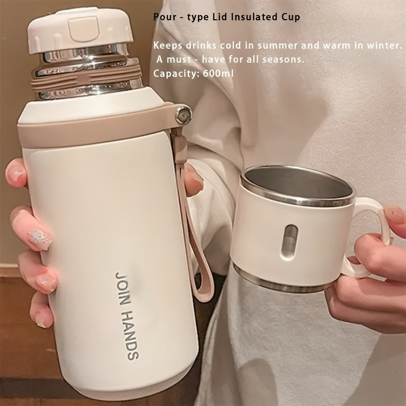 Double Wall Vacuum Insulated Stainless Steel Bottle With Leakproof Lid