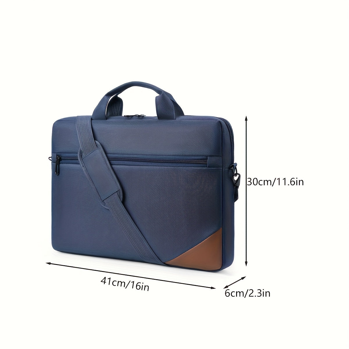 15.6-inch Lightweight Ultra-thin Anti-theft Laptop Crossbody Bag | Shockproof Briefcase with Expandable Compartments And Multi-layer Storage Bags, Suitable for Business, Travel, And Daily Commuting