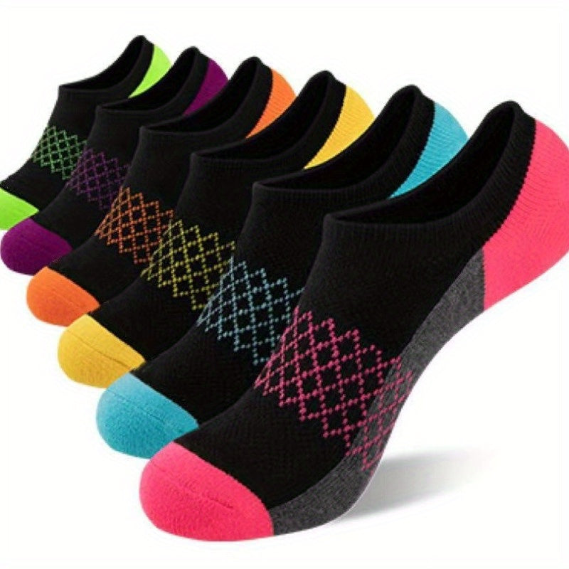 12/ 24/ 36 Pairs Summer Casual Sweat-absorbing, Breathable, Shock-absorbing and Cushioning Outdoor Shallow-cut Invisible Sports Boat Socks Suitable for Both Men and Women, Ideal for Daily Wear