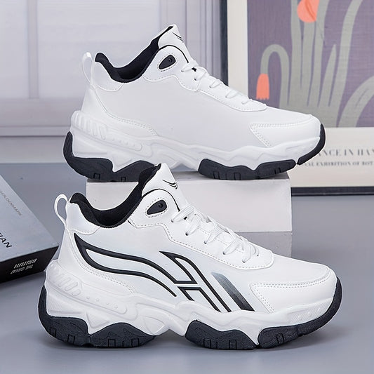 New Large-Sized Casual Sports Footwear for Autumn And Winter, Featuring Non-Slip Running Capabilities, Thick Soles for Added Height, And Comfortable Design Suitable for All Types of Travel