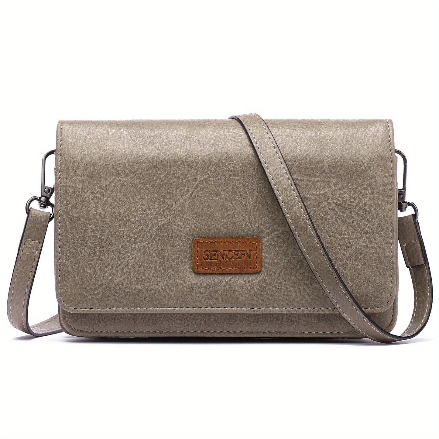 SENDEFN RFID Crossbody Bag Vegan Leather Wallet For Women