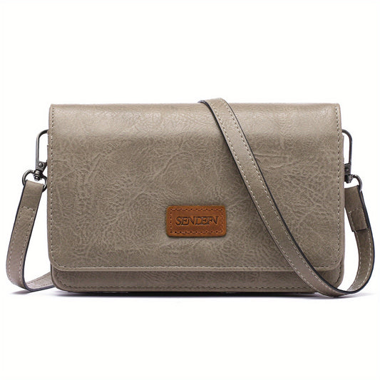 SENDEFN RFID Crossbody Bag Vegan Leather Wallet For Women